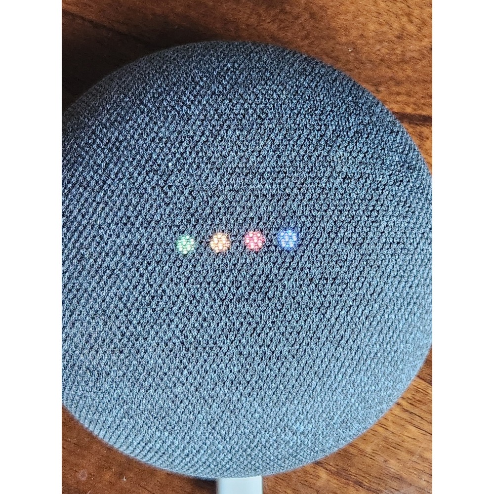 Google Home Mini Smart Speaker with Google Assistant Charcoal & Coral 10395A-HOA